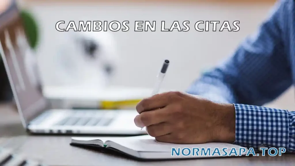 Cambios en las citas Normas APA